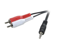 VIVANCO Audio Jack 3,5 mm - 2x RCA Cinch 5m 19720 - 1463684 - zdjęcie 1